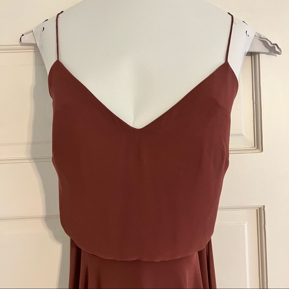 Jenny Yoo Cinnamon Rose bridesmaid dress gown - Picture 4 of 9